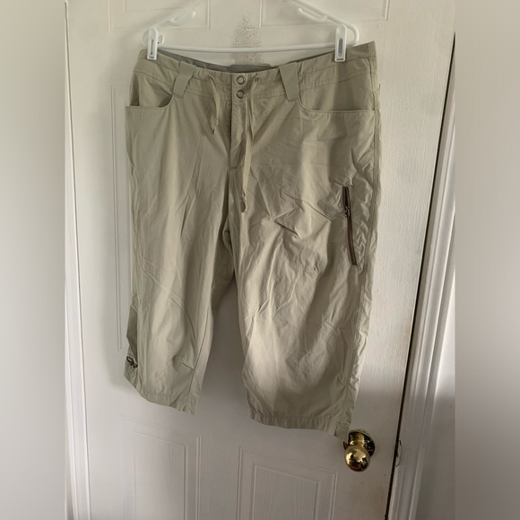 Outdoor Research Ferrosi Crop Pants Khaki Size 14 - Picture 1 of 9